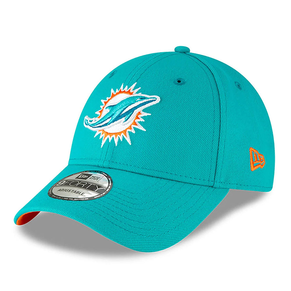Casquette 9FORTY NFL The League Miami Dolphins bleu sarcelle NEW ERA