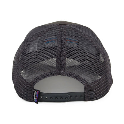 Casquette Trucker en Coton Bio P-6 Logo gris PATAGONIA