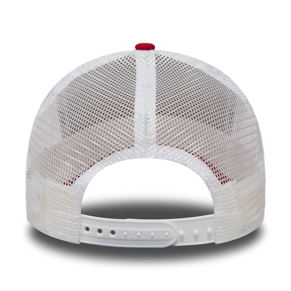 Casquette Trucker A-Frame MLB League Essential New York Yankees rouge NEW ERA