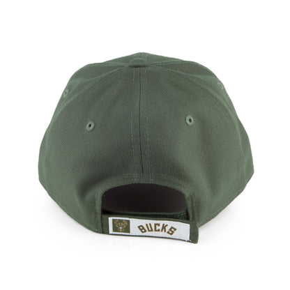 Casquette 9FORTY NBA The League Milwaukee Bucks vert foncé NEW ERA