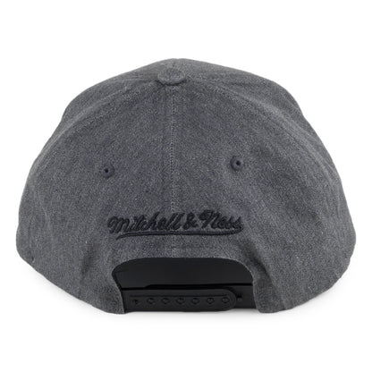 Casquette Snapback Heather Melange 110 Chicago Bulls noir délavé MITCHELL & NESS