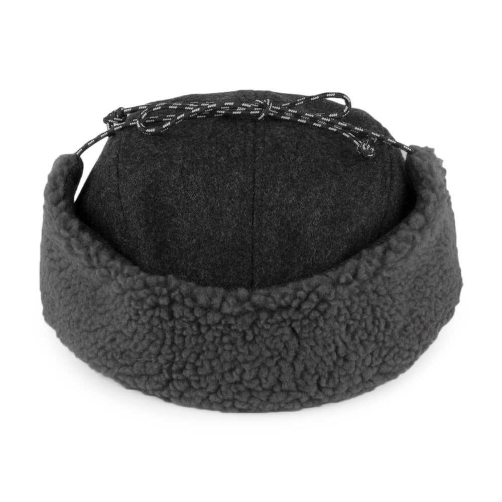 Casquette avec Protège-Oreilles en Laine Recyclée gris PATAGONIA