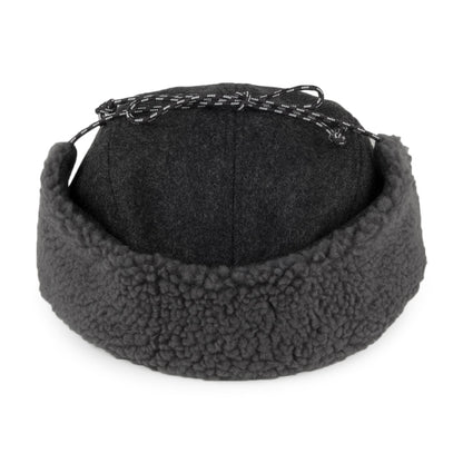 Casquette avec Protège-Oreilles en Laine Recyclée gris PATAGONIA