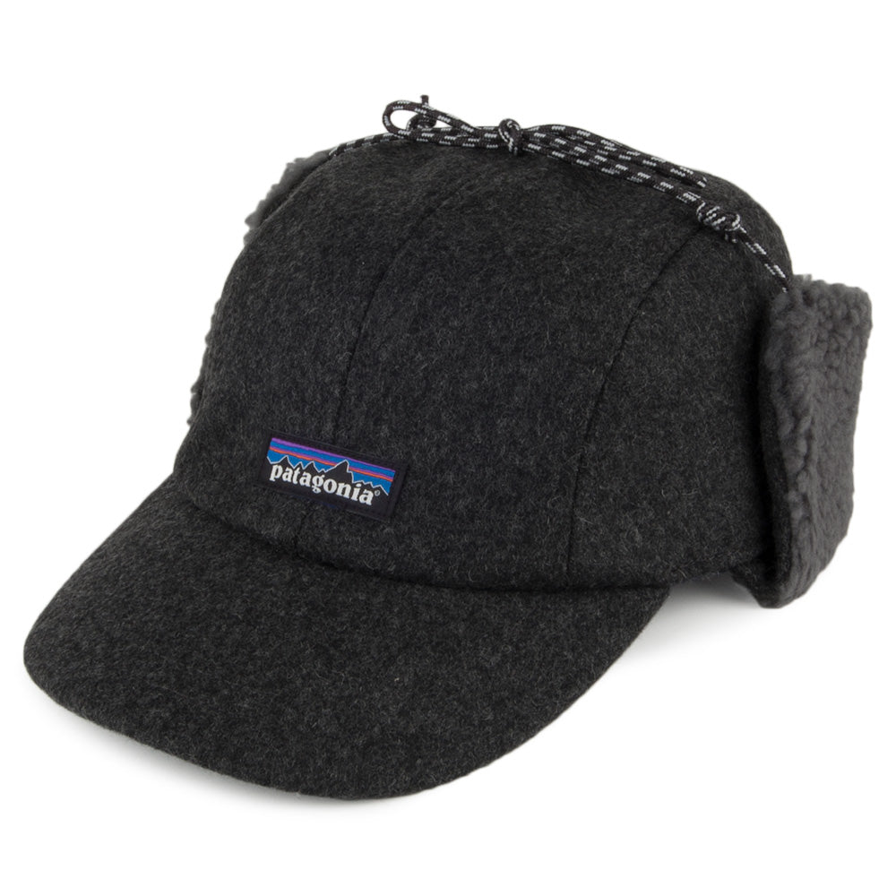 Casquette avec Protège-Oreilles en Laine Recyclée gris PATAGONIA