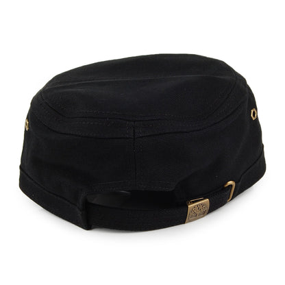 Casquette Militaire en Toile de Coton Cirée noir TIMBERLAND