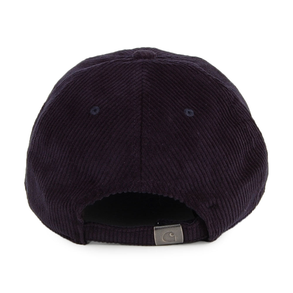 Casquette en Velours Côtelé Harlem bleu marine foncé CARHARTT WIP