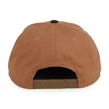 Casquette Snapback Bicolore Logo marron-noir CARHARTT WIP