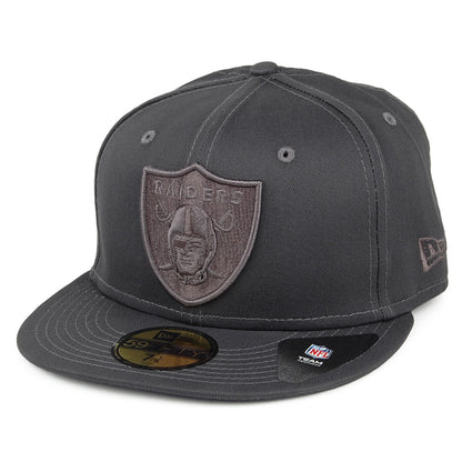 Casquette 59FIFTY NFL Team Tonal Las Vegas Raiders gris foncé NEW ERA