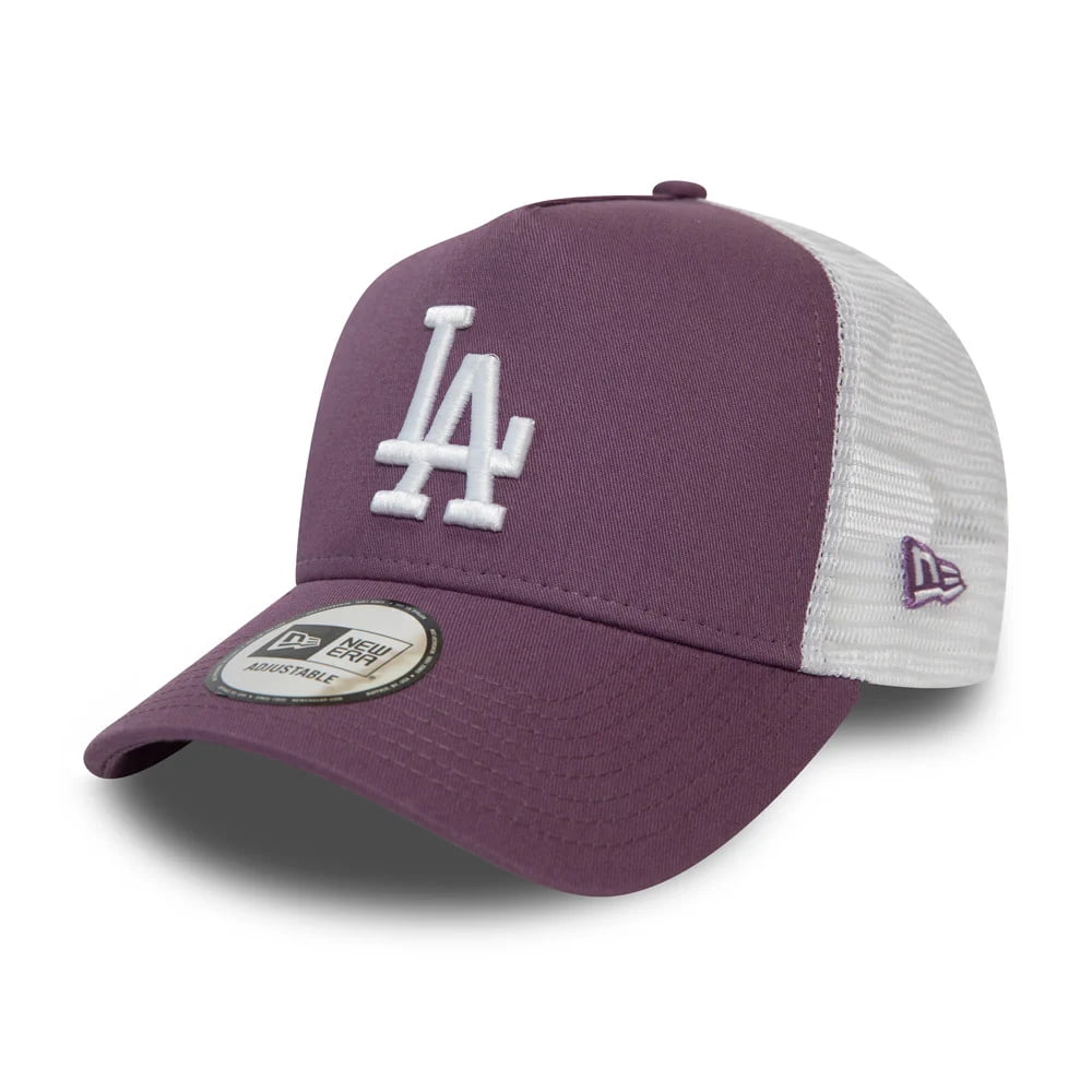 Casquette Trucker MLB League Essential L.A. Dodgers lavande NEW ERA