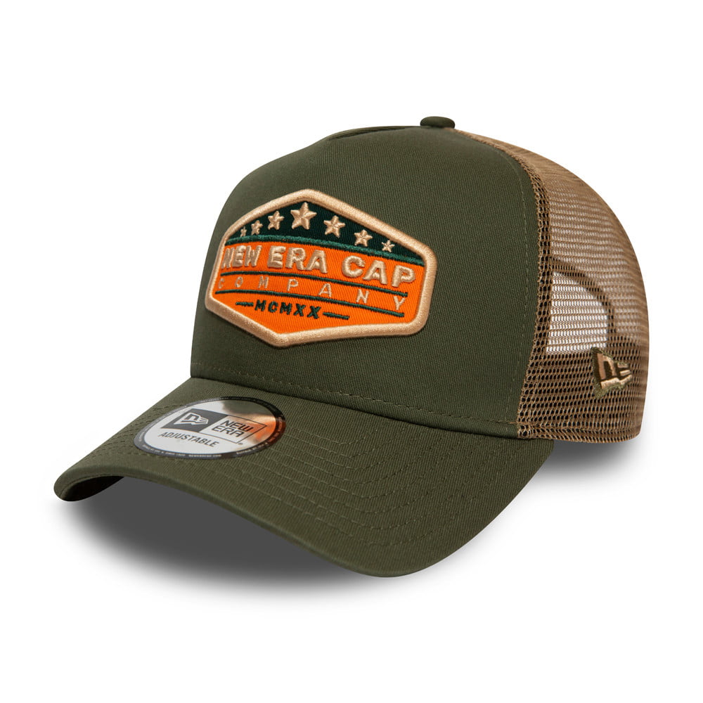 Casquette Trucker Star Patch olive NEW ERA