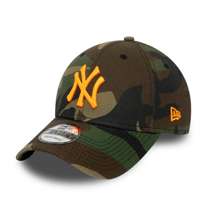 Casquette 9FORTY MLB Camo Essential New York Yankees camouflage-orange NEW ERA