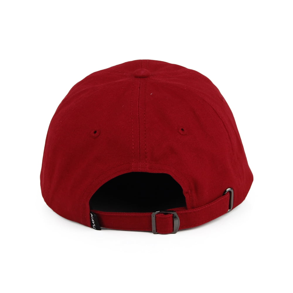 Casquette en Coton Sergé Ballard Classic rouge brique KAVU