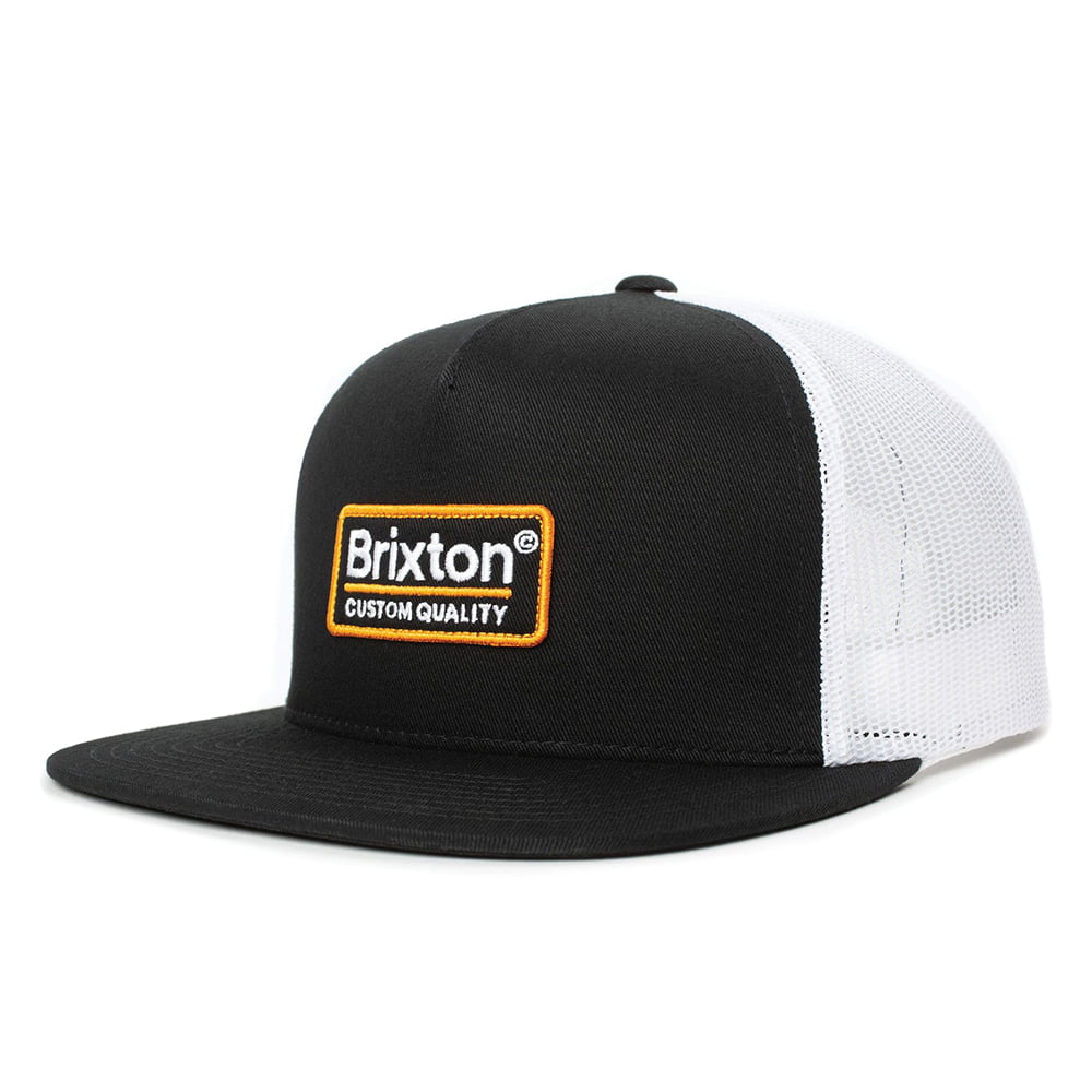 Casquette Trucker Palmer noir-blanc-doré BRIXTON