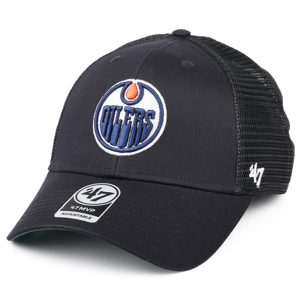Casquette Trucker NHL Branson MVP Edmonton Oilers bleu marine 47 BRAND