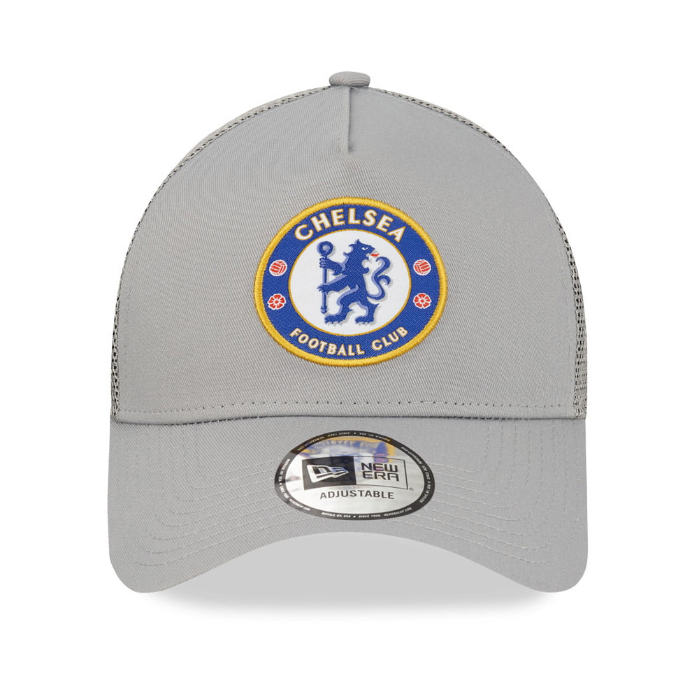 Casquette Trucker A-Frame 9FORTY Chelsea FC gris NEW ERA