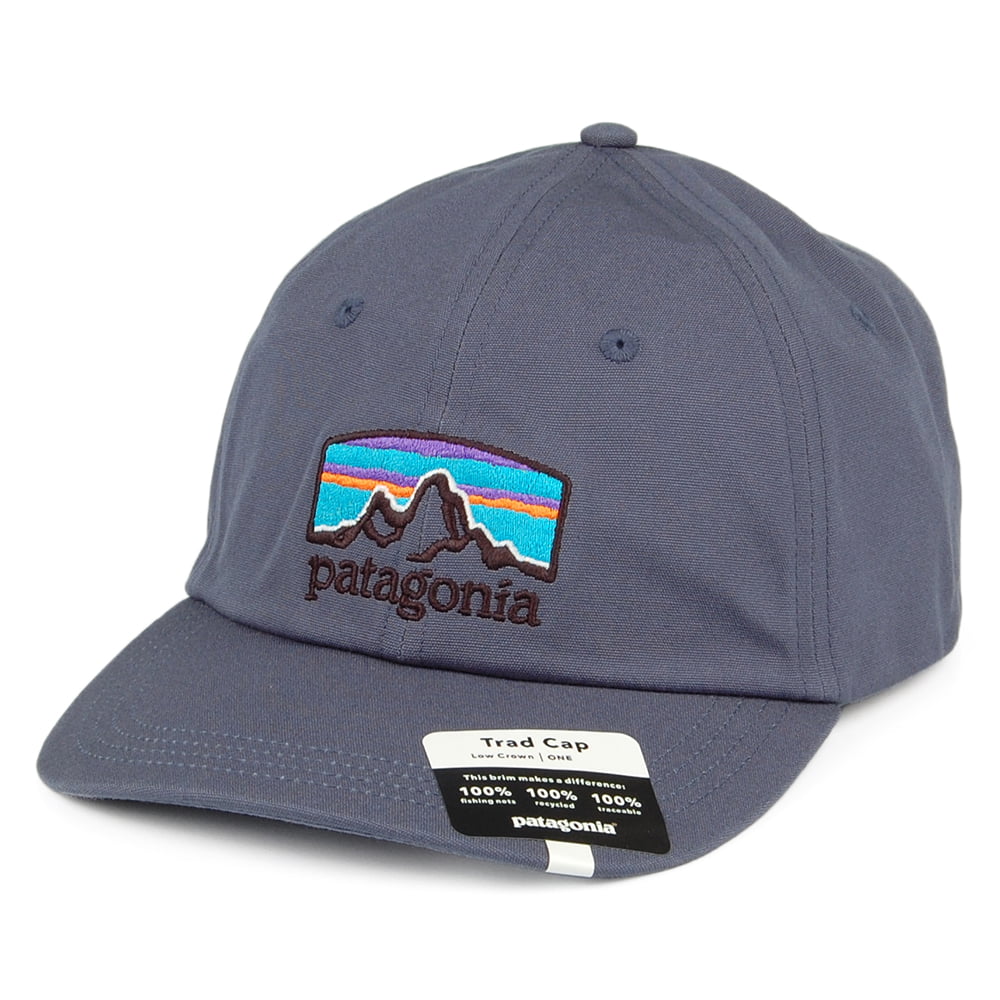 Casquette en Coton Bio Fitz Roy Horizons Trad bleu PATAGONIA