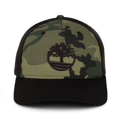Casquette Trucker Camo Ripstop noir-olive TIMBERLAND