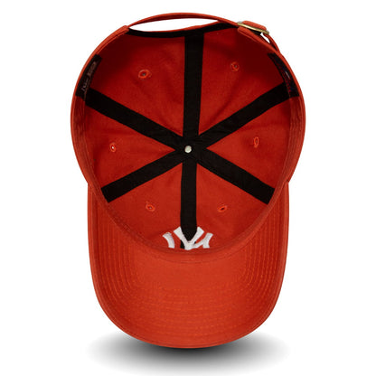 Casquette 9TWENTY MLB Washed Casual Classic New York Yankees orange NEW ERA