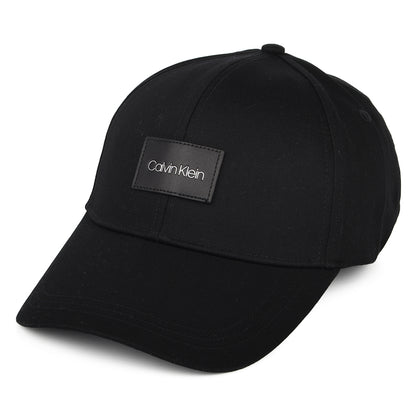Casquette avec Patch en Cuir noir CALVIN KLEIN