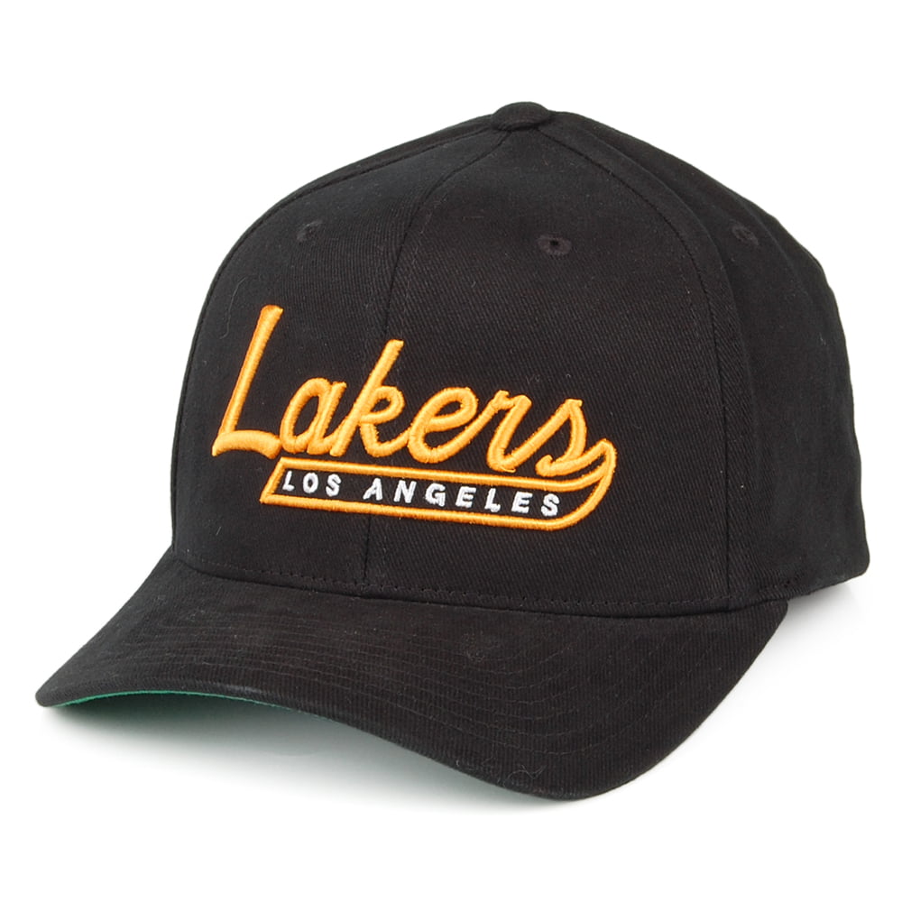 Casquette Snapback NBA Vintage Tailscript 110 L.A. Lakers noir MITCHELL & NESS