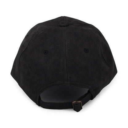 Casquette Non Structurée En Simili-Cuir Vieilli noir DORFMAN PACIFIC