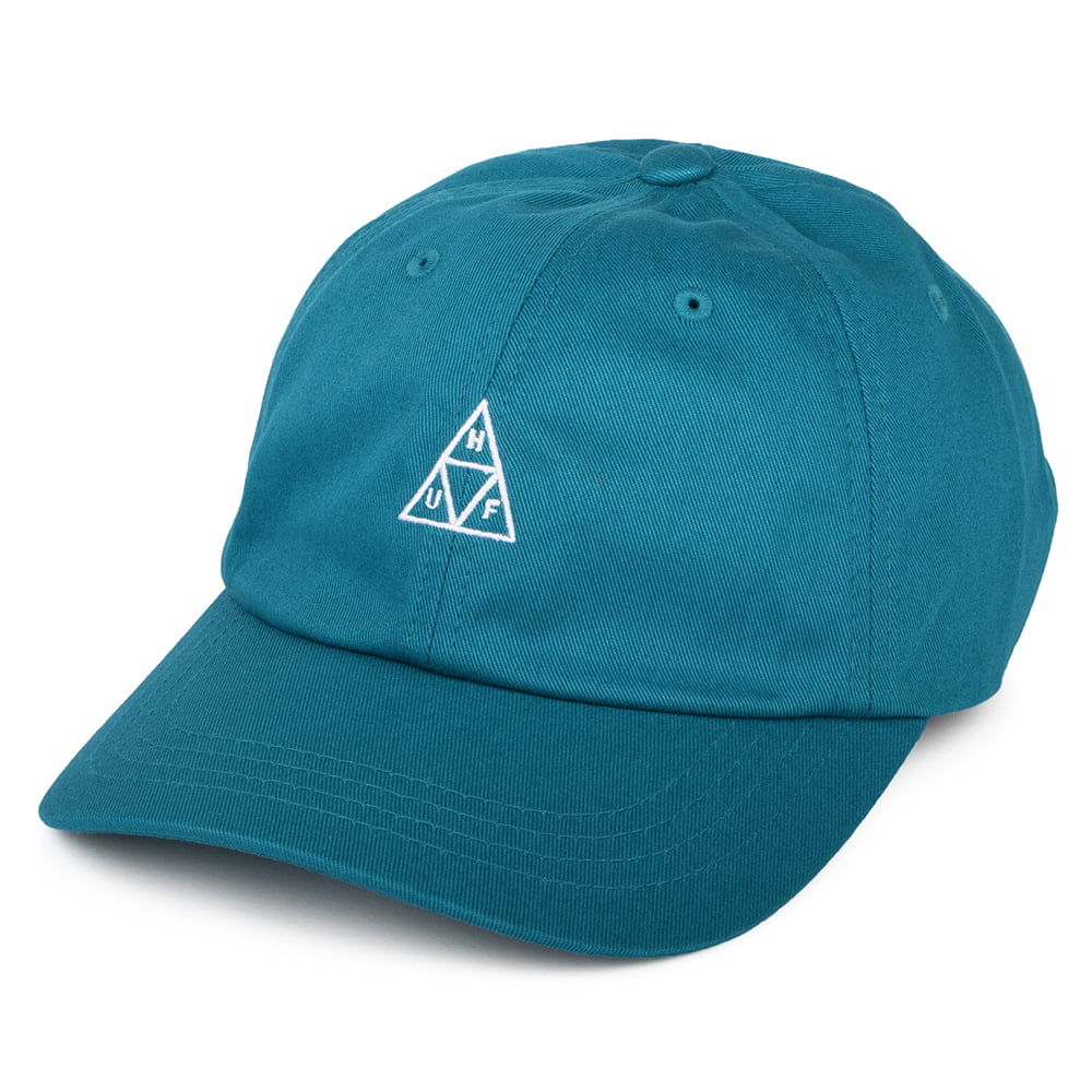 Casquette à Visière Incurvée Mini Triple Triangle bleu sarcelle HUF