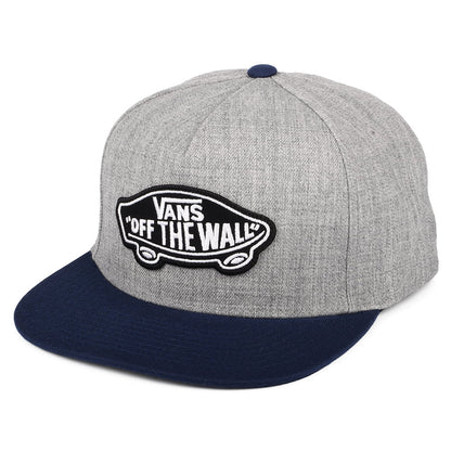 Casquette Snapback Classic Patch gris-bleu VANS