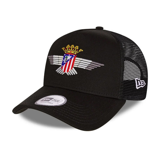 Casquette Trucker Winged Crest Atletico Madrid noir NEW ERA