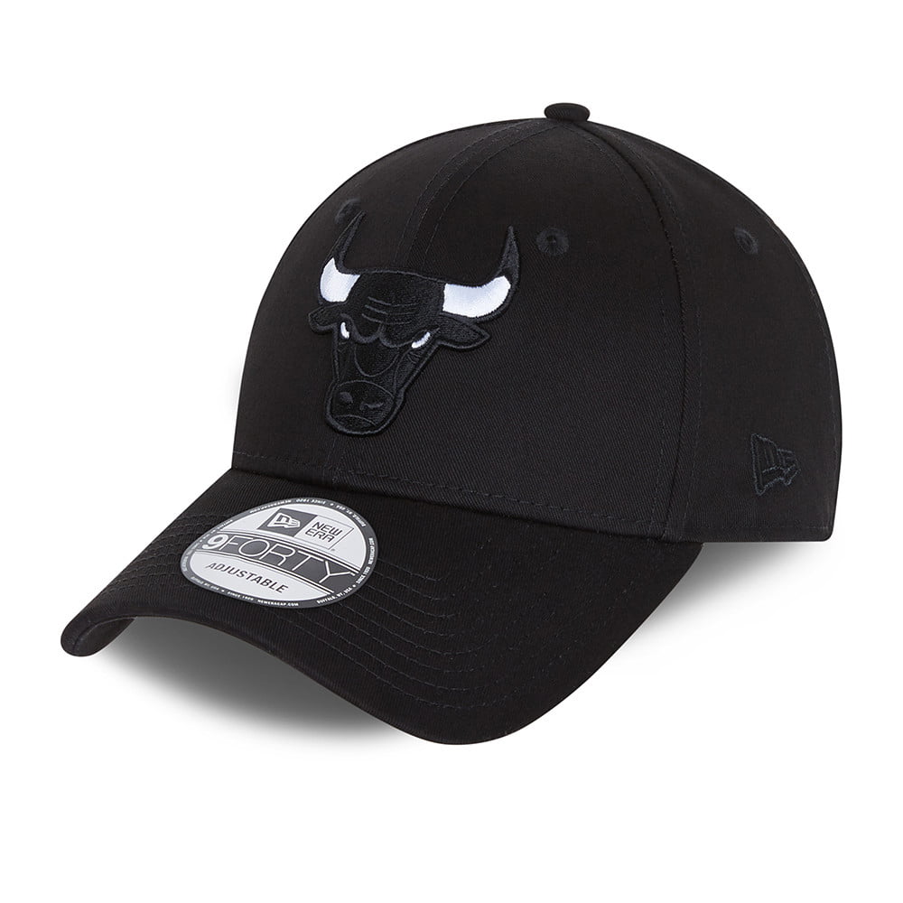 Casquette Snapback 9FORTY NBA Black Base Chicago Bulls noir NEW ERA