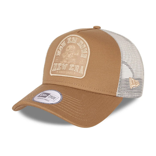 Casquette Trucker A-Frame Sports Patch blé NEW ERA