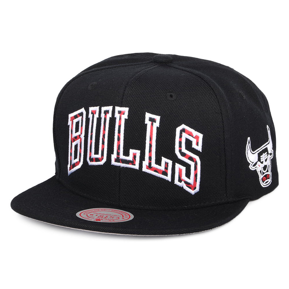 Casquette Snapback NBA Wildback Chicago Bulls noir MITCHELL & NESS