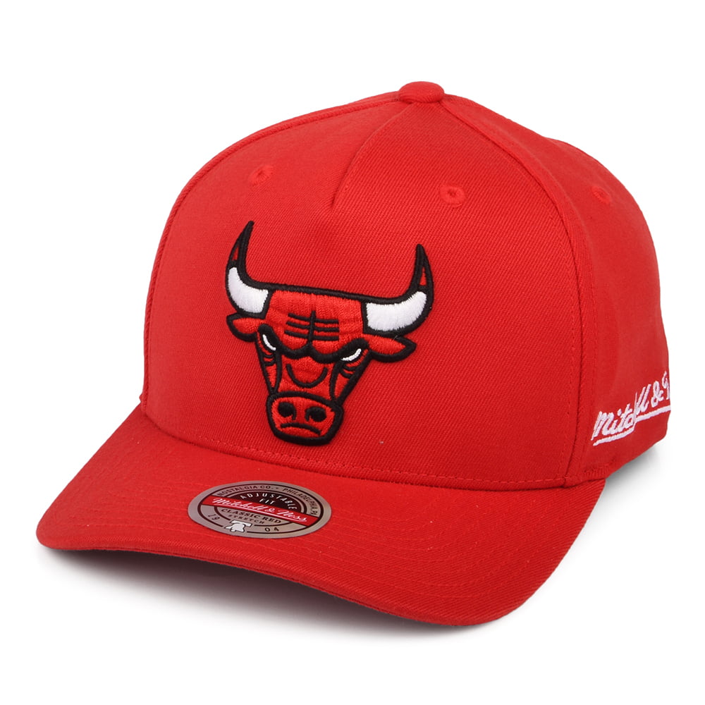 Casquette Snapback NBA Dropback Solid Redline Chicago Bulls rouge MITCHELL & NESS
