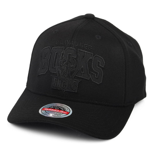 Casquette Snapback NBA Black Out Arch Redline Milwaukee Bucks noir MITCHELL & NESS