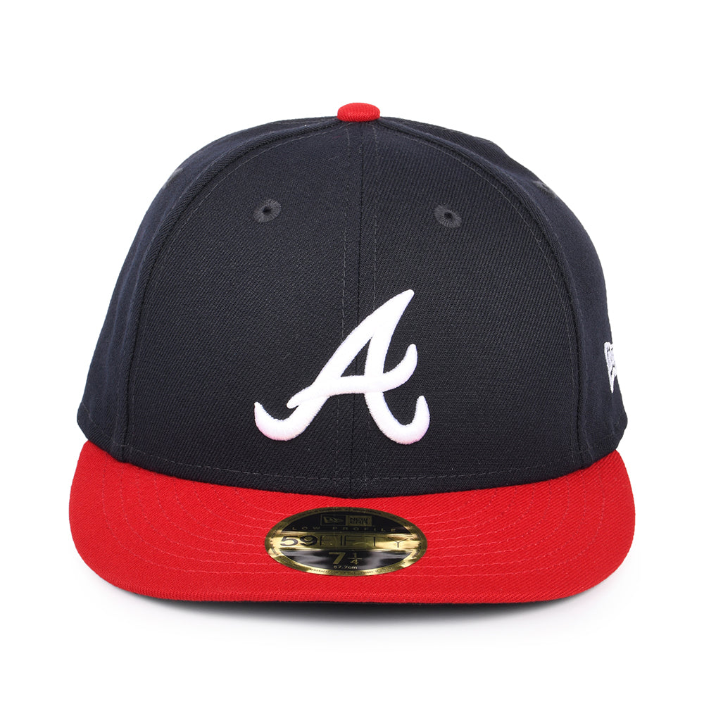 Casquette Low Profile 59FIFTY MLB On Field AC Perf Atlanta Braves bleu marine-rouge NEW ERA
