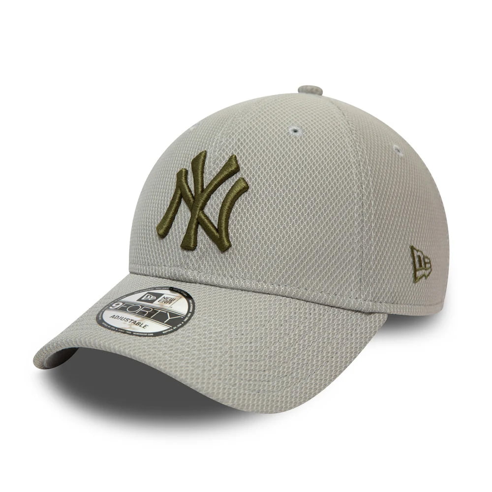 Casquette 9FORTY MLB Diamond Era New York Yankees gris-olive NEW ERA