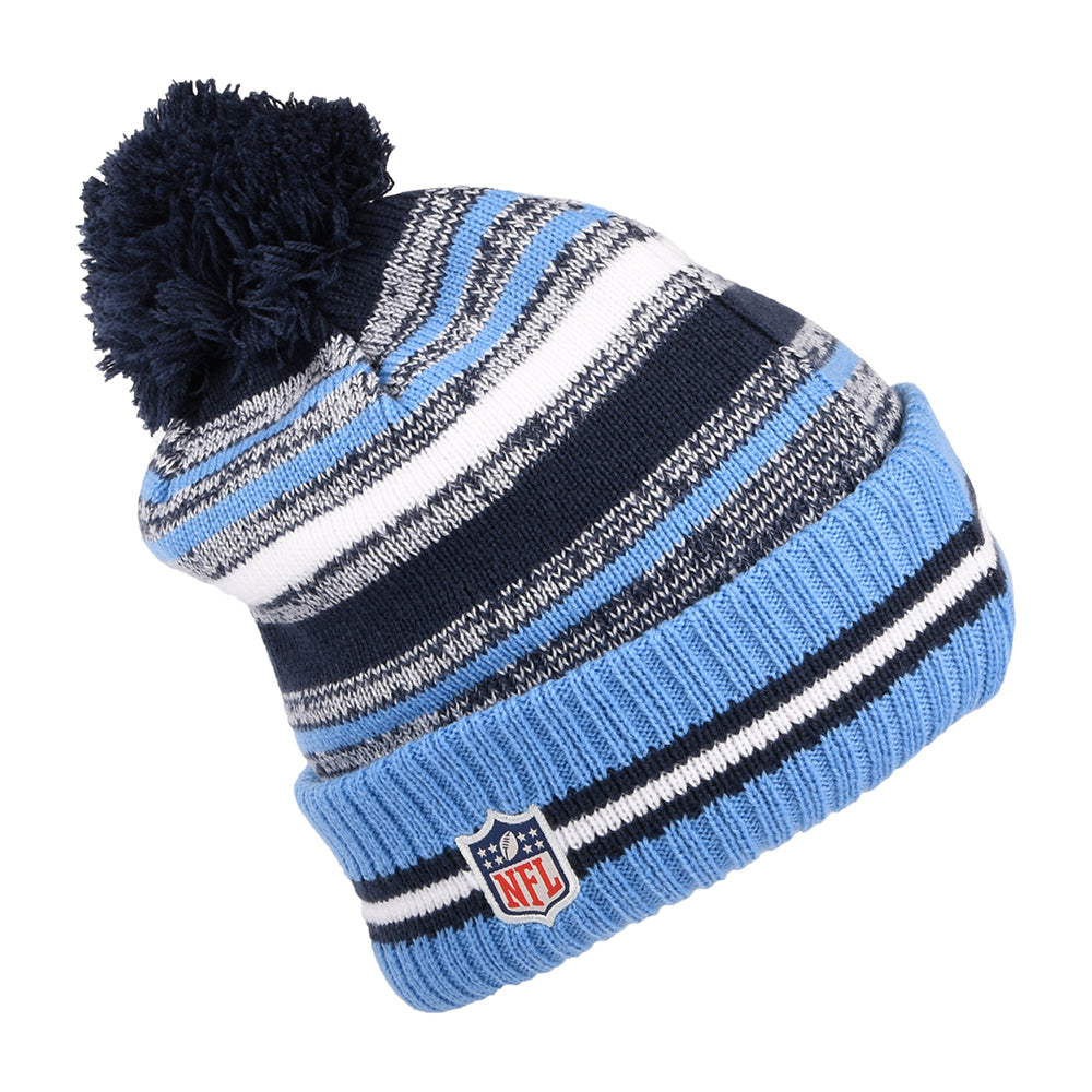 Bonnet à Pompon NFL Sport Knit OTC Tennessee Titans bleu NEW ERA