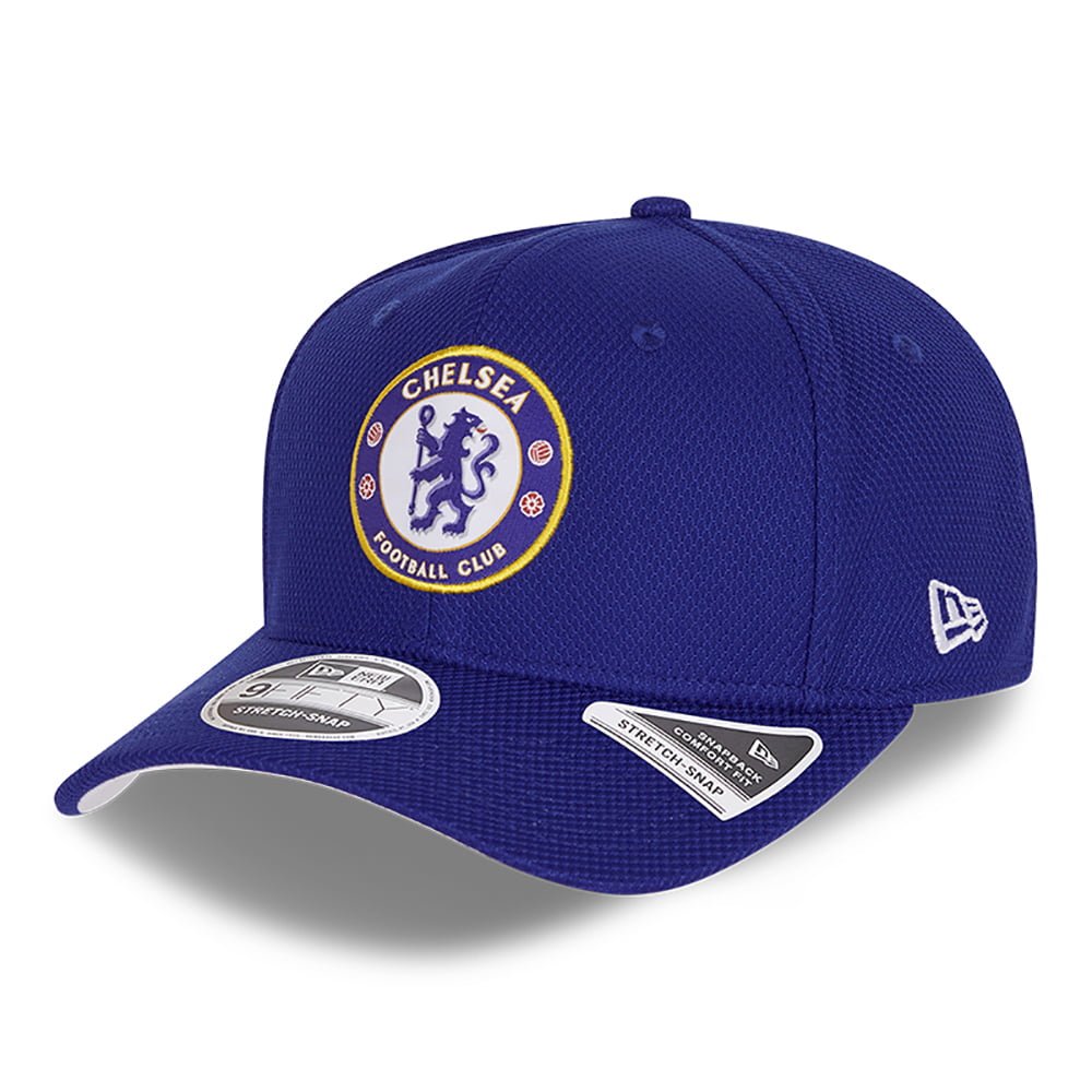 Casquette Snapback 9FIFTY Diamond Era Stretch Snap Chelsea FC bleu NEW ERA
