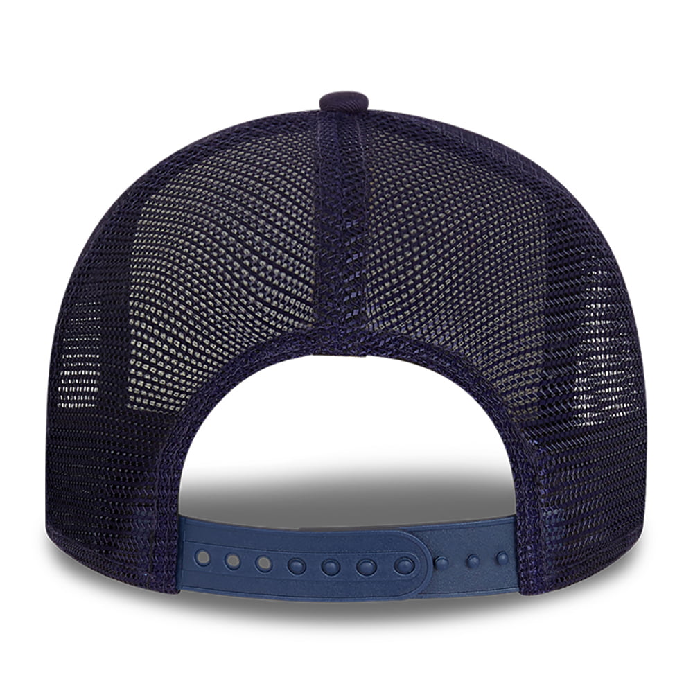 Casquette Trucker 9FORTY Rubber Logo Atletico Madrid bleu marine-rouge NEW ERA