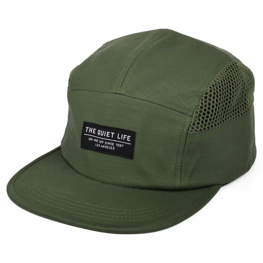 Casquette 5 Panel Military Mesh vert militaire THE QUIET LIFE