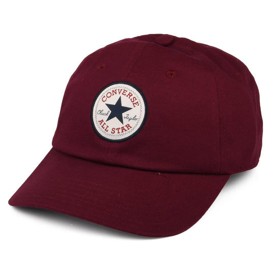 Casquette Tip Off en Coton bordeaux foncé CONVERSE