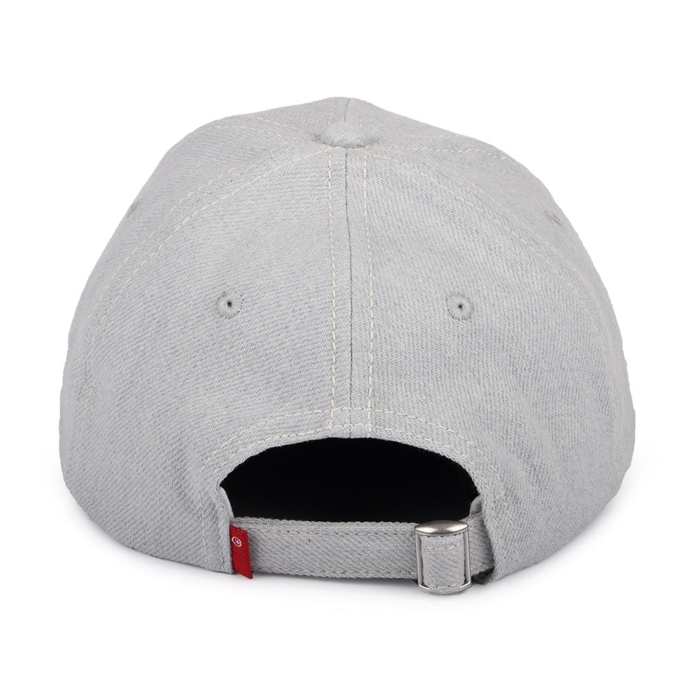 Casquette en Jean Recyclé avec Étiquette Vierge bleu clair LEVI'S