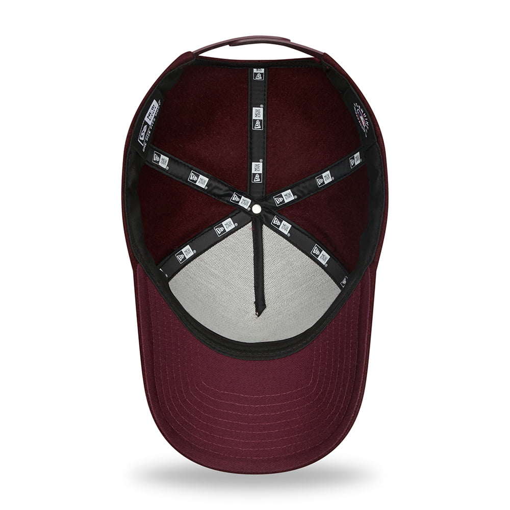 Casquette 9FORTY MLB Melton E-Frame New York Yankees bordeaux NEW ERA