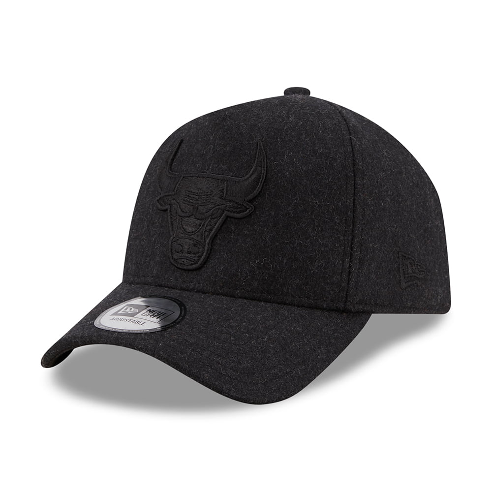 Casquette 9FORTY NBA Melton E-Frame Chicago Bulls noir NEW ERA