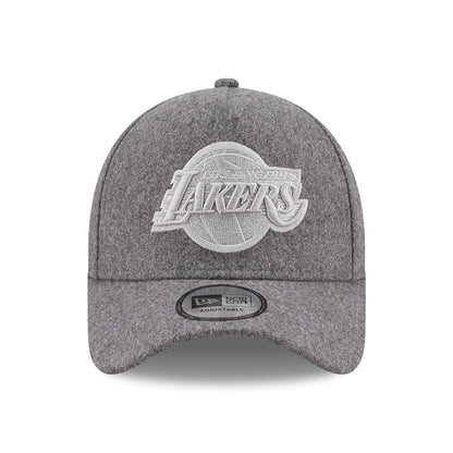 Casquette 9FORTY NBA Melton E-Frame L.A. Lakers gris NEW ERA