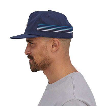 Casquette Snapback Line Logo Ridge Stripe Funfarer bleu marine PATAGONIA