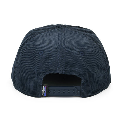 Casquette Snapback en Velours Côtelé Fitz Roy Rambler bleu marine PATAGONIA