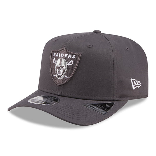 Casquette 9FIFTY NFL League Essential Stretch Las Vegas Raiders graphite NEW ERA