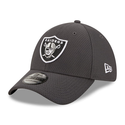 Casquette 39THIRTY NFL Hex Tech Las Vegas Raiders graphite NEW ERA