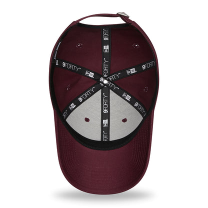 Casquette Femme 9FORTY New York Yankees League Essential bordeaux-rose NEW ERA
