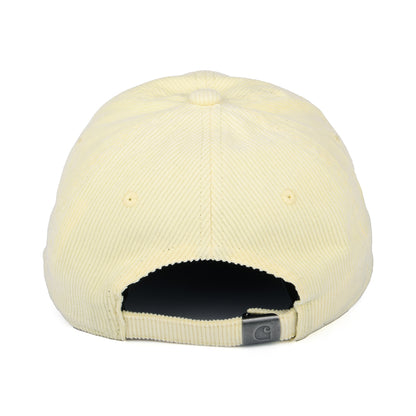 Casquette en Velours Côtelé Harlem jaune clair CARHARTT WIP